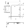 Fourche en U PNP/NPN E=50mm Prof=59mm Laser / M08 4P