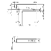 Fourche en U PNP/NPN E=5mm Prof=42mm Laser / M08 4P