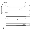Fourche en U PNP/NPN E=30mm Prof=95mm Laser / M08 4P