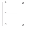 Fourche en U NPN E=80mm Prof=60mm LR LO / M08 3P