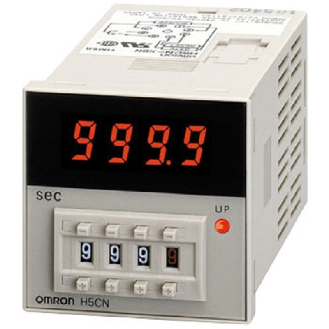 MINUTERIE DIGITALE ROUGE 48X48 1RT 3A-250VCA-Lire la description