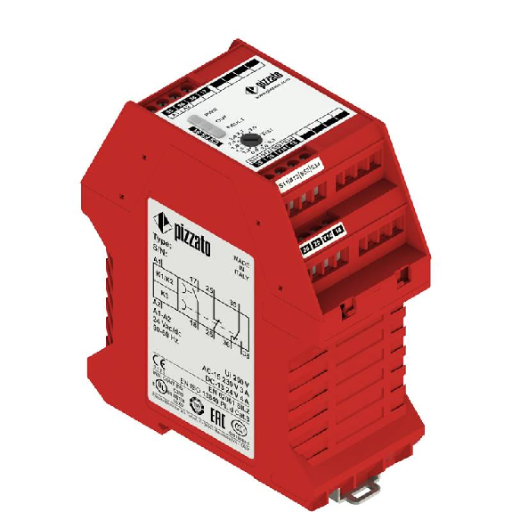 Temporisateur de sécurité Cat. 3, 1NO+1NF+1CO, 0.3-3s, 120Vac-Leggi tutto