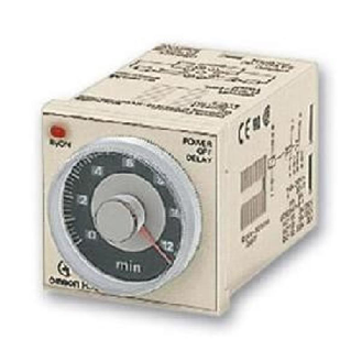 Minuterie 48x48 DPDT Ret. MHT (0.05-12mn), 200-240VAC, RAZ-Lire la description