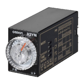 Minuterie DPDT 5A-250VAC 4 Fct (0.1s-10mn), 24VDC, 8 broches-Lire la description
