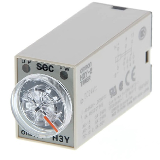 Minuterie DPDT 5A-250VAC On-Delay, 48VDC-Lire la description