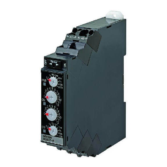 Minuterie 17,5mm SPDT, ON/OFF-Delay, Push-in, DIN, 24-240VAC/DC Minuterie 17,5mm SPDT, ON/OFF-Delay, Push-in, DIN, 24-240VAC/DC-Lire la description