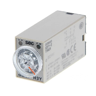 Minuterie DPDT 5A-250VAC On-Delay (30mn), 24VDC-Lire la description