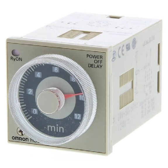 Minuterie 48x48 SPDT Ret. MHT (0.05-12s), 24VAC/VDC-Lire la description