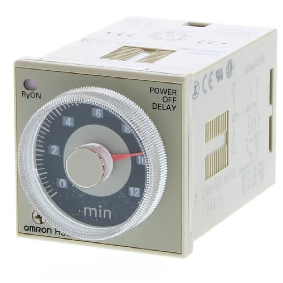Minuterie 48x48 SPDT Ret. MHT (0.05-12mn), 100-120VAC-Lire la description