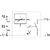Temporisateur Off delay 0.1...10 s IN: 24 VDC - OUT: 250 VAC/DC/6A