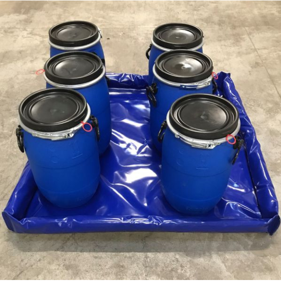 Bac de rétention souple 100L en PVC Bac de rétention souple 100L en PVC-Lire la description