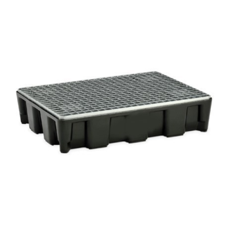 Bac labo rétention modulaire pe 60 avec caillebotis acier galvanisé-Lire la description