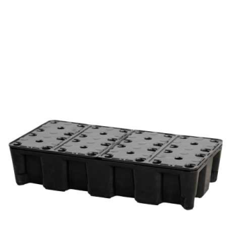 Bac labo rétention modulaire pe 35 avec caillebotis pe-Lire la description