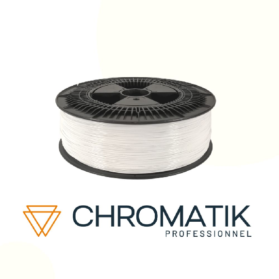 Chromatik Professionnel - PETG Blanc 3000g - Filament 1.75mm-Lire la description