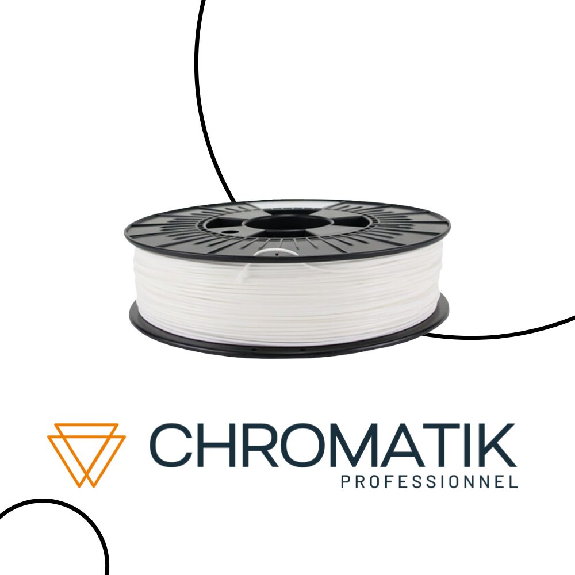 Chromatik Professionnel - PETG Blanc 750g - Filament 1.75mm-Lire la description