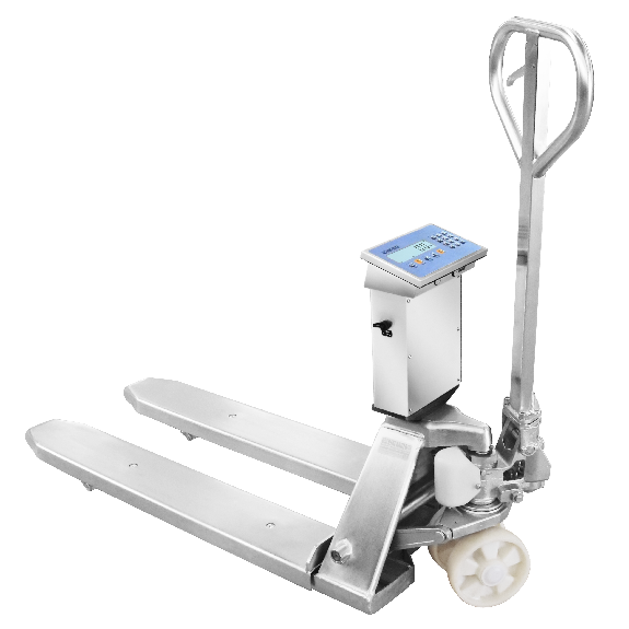 Transpalette peseur inox 2000kg/0,2/0,5/1kg-Beschreibung lesen