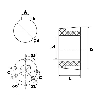 Moyeu amovible type 1610 diamètre d'arbre 28,58 mm MA1610-1-1/8