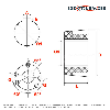 Moyeu amovible type 1615 diamètre d'arbre 32 mm MA1615-32