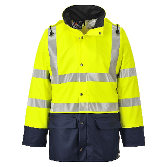 Portwest - Veste de pluie bicolore Sealtex Ultra HV - S496-Lire la description