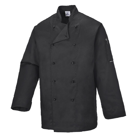 Portwest - Veste de cuisine manches longues et poignets réversibles-Lire la description