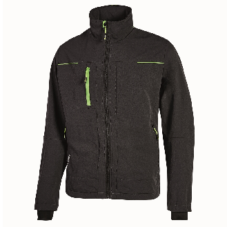 U-Power - Veste de travail noire PLUTON-Lire la description