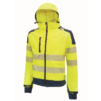 U-Power - Veste Softshell jaune haute visibilité Stretch MIKY-Lire la description