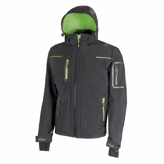 U-Power - Veste Softshell de travail gris foncé SPACE-Lire la description