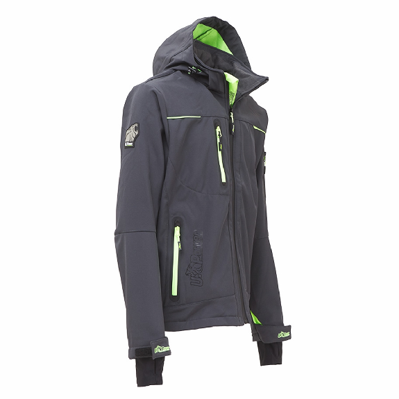U-Power - Veste Softshell de travail gris foncé SPACE-Lire la description