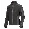 U-Power - Veste Softshell noire Stretch RALLY