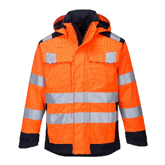 Portwest - Veste de pluie Modaflame arc électrique HV - MV70-Lire la description