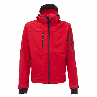 U-Power - Veste Softshell rouge Stretch METROPOLIS-Lire la description