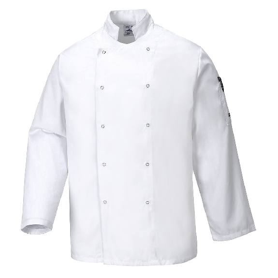 Portwest - Veste de cuisine Suffolk - C833-Lire la description
