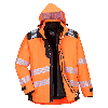 Blouson 3-en-1 haute visibilité