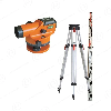 Pack niveau optique de chantier CAL32 + trépied alu + Mire alu 4m