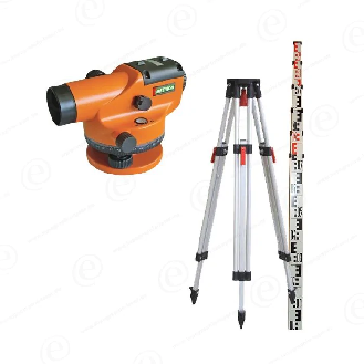 Pack niveau optique de chantier CAL32 + trépied alu + Mire alu 4m-Lire la description