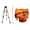 Pack niveau optique de chantier CAL32 + trépied alu + Mire alu 4m