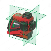 Niveau laser 3 lignes 360° avec faisceau vert