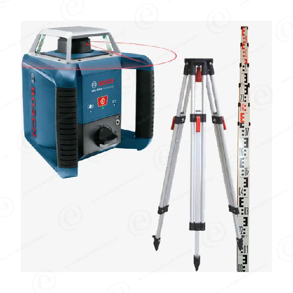 Niveau laser rotatif horizontal GRL 400 H en pack complet TREPIED + MIRE Niveau laser rotatif horizontal GRL 400 H en pack complet TREPIED + MIRE-Lire la description