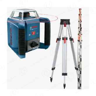 Niveau laser rotatif horizontal GRL 400 H en pack complet TREPIED + MIRE-Lire la description