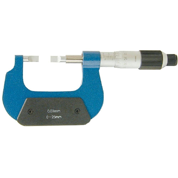 Micromètre pour rainures et gorges, Capacité: 25-50 mm-Leggi tutto