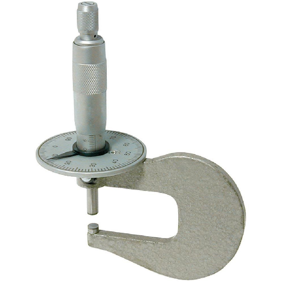 Micromètre à cadran pour parois de tube, Capacité: 0-25 mm, Profondeur: 100 mm Micromètre à cadran pour parois de tube, Capacité: 0-25 mm, Profondeur: 100 mm-Lire la description