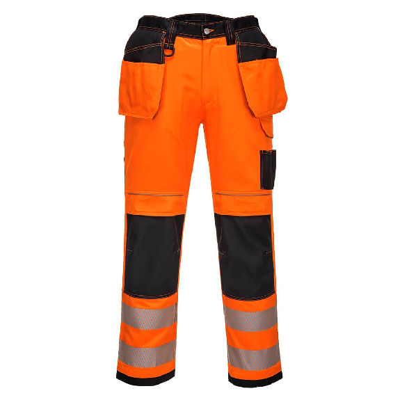 Portwest - Pantalon de travail holster Stretch haute visibilité PW3 Portwest - Pantalon de travail holster Stretch haute visibilité PW3-Lire la description