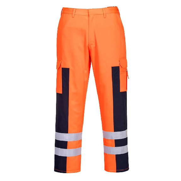 Portwest - Pantalon de travail renforcé sur les genoux haute visibilité Portwest - Pantalon de travail renforcé sur les genoux haute visibilité-Lire la description