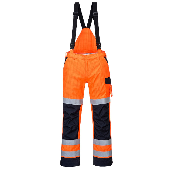 Portwest - Pantalon de pluie Modaflame arc électrique HV - MV71-Lire la description
