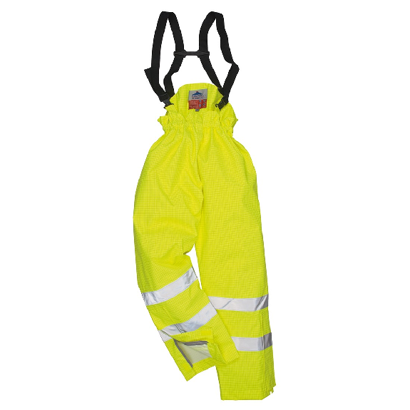 Portwest - Pantalon pluie Bizflame non doublé HV - S780 Portwest - Pantalon pluie Bizflame non doublé HV - S780-Lire la description
