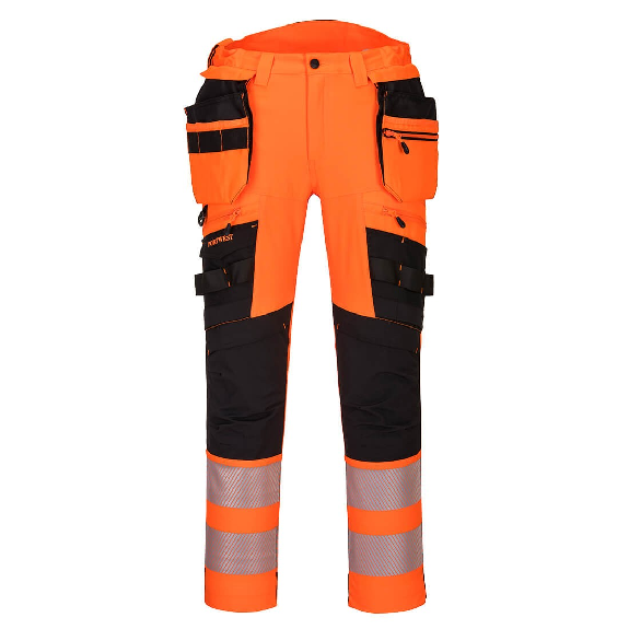Portwest - Pantalon de service haute visibilité avec poches flottantes démontables DX4 Portwest - Pantalon de service haute visibilité avec poches flottantes démontables DX4-Lire la description