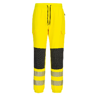 Portwest - Pantalon de travail confortable haute visibilité Flexi classe 2 KX3-Lire la description