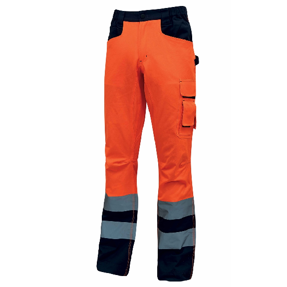 U-Power - Pantalon orange haute visibilité LIGHT-Lire la description
