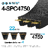 Courroie multibrins lisse 4-SPC4750