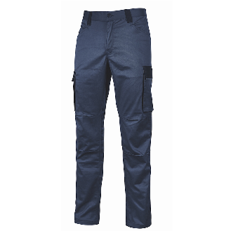 U-Power - Pantalon de travail bleu foncé Stretch et Slim CRAZY-Lire la description